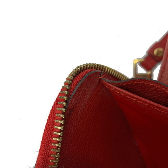 Louis Vuitton Zippy Wallet Empreinte Leather Long Red Cerise Red - Picture 4 of 5